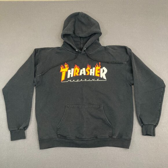 Thrasher Other - Thrasher Flame Hoodie Men's Size Medium Y2K Skateboarding Grunge Punk Skater